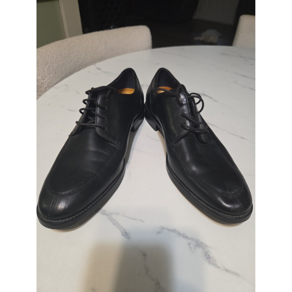 Cole Haan Grand.OS Mens Leather Oxford Shoes Black Size 8M Excellent Condition
